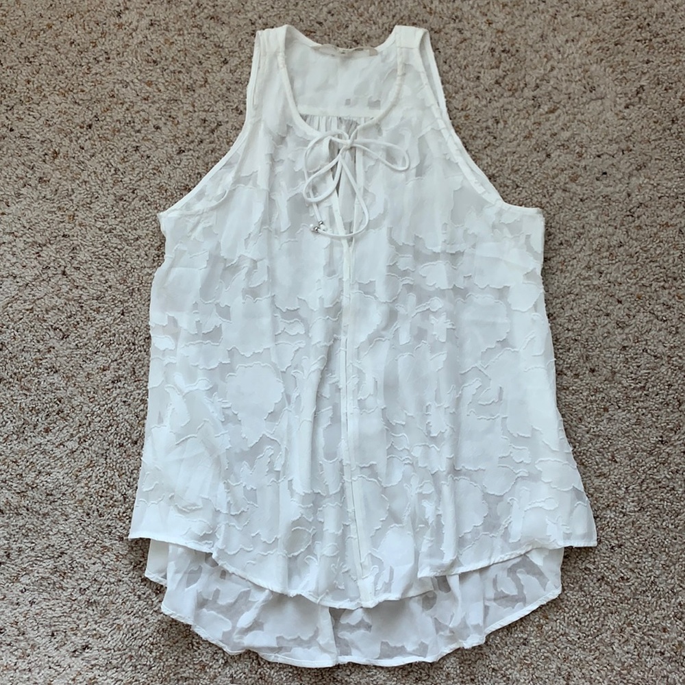 • Rachael Roy sleeveless white Top •
